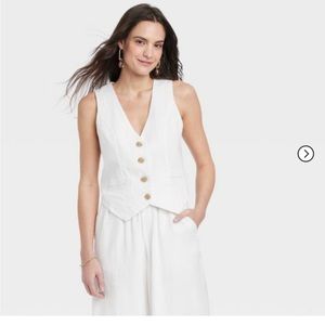 Target “A New Day” linen vest